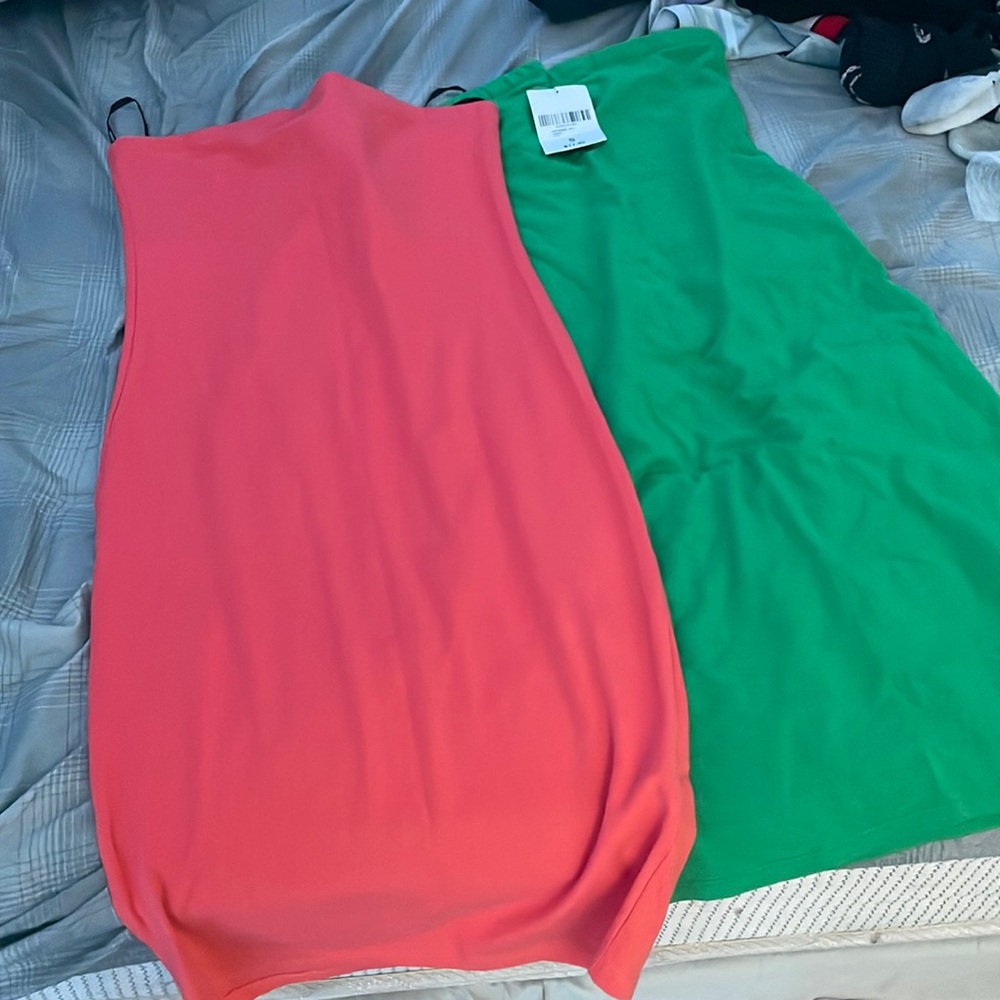 Small tube maxi dresses never worn with tags